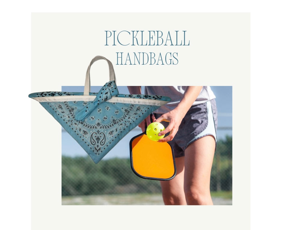 Pickleball Handbag :: PickledAZUL :: PickledPaisley Summer 2025 Collection